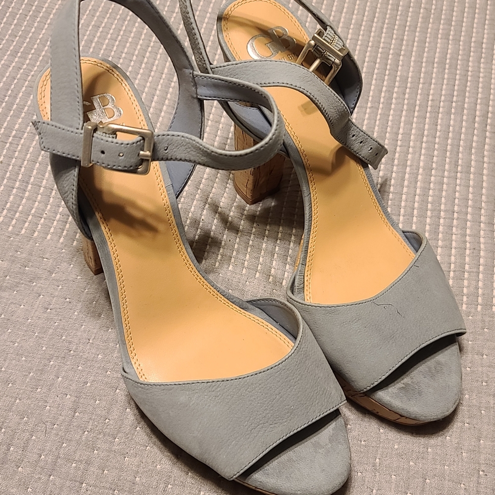 Blue Suede Pumps